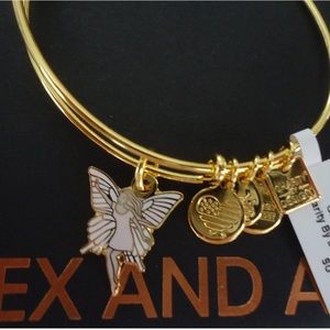 Alex and Ani gold Fairy Believe Bracelet with Box - New